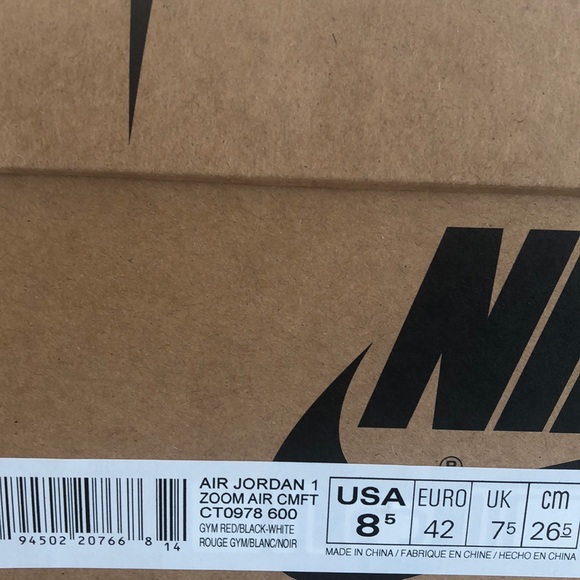 NIKE AIR JORDAN 1 ZOOM AIR SNEAKERS - Picture 11 of 11